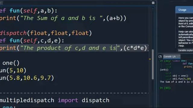 Method Overloading and Overriding in Python Application Program смотреть онлайн