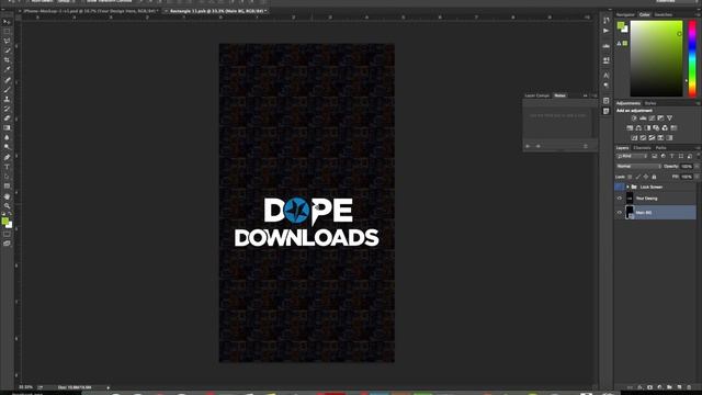 Dope Downloads IPhone Mockup Video Tutorial