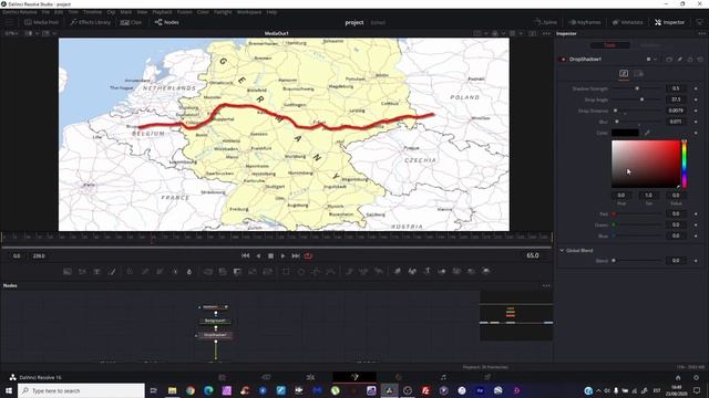 Как анимировать карту в Давинчи Резолв смотреть онлайн