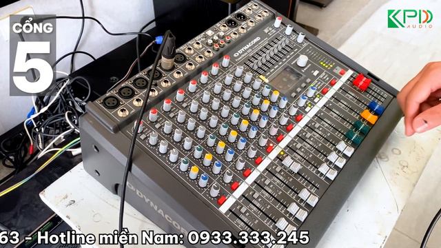 Khách mua liền 5 mixer liền công suất Dynacord PM 600 | Mixer 2 kênh 1000W giá 9.650.000đ смотреть онлайн