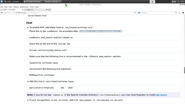 Установка php apache mysql локального сервера смотреть онлайн
