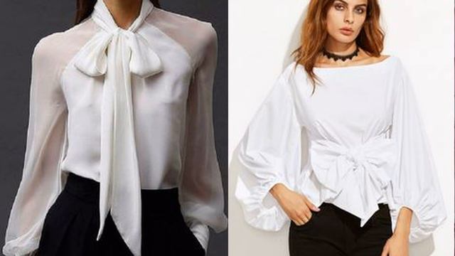 БЕЛЫЕ БЛУЗКИ НОВИНКИ И ТРЕНДЫ ЖЕНСКИХ БЛУЗОК смотреть онлайн