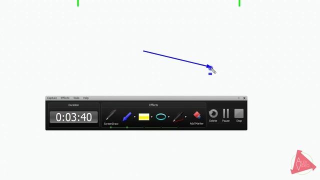 7. Screen Draw - рисование на экране монитора. Видеокурс Camtasia Studio 8 смотреть онлайн