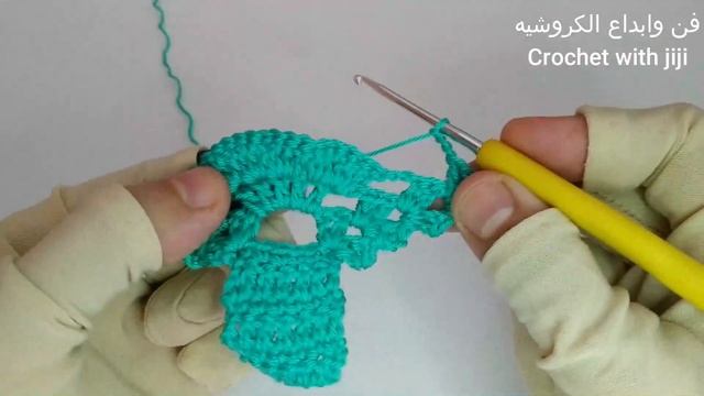 مفرش كروشيه على شكل ورق الشجر/doily crochet смотреть онлайн