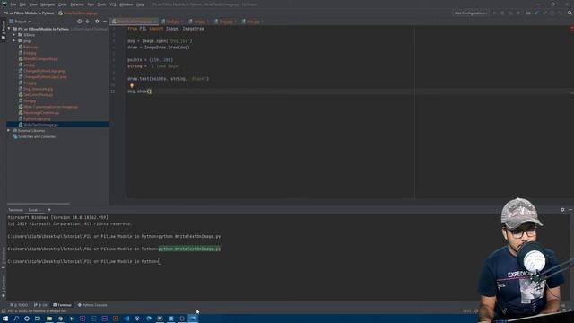 Adding Text to An Image | PIL or Pillow Module Python смотреть онлайн