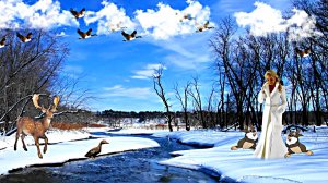 Футажи! Футаж весенний -  Весна идёт!!! Весне дорогу - футаж!!!