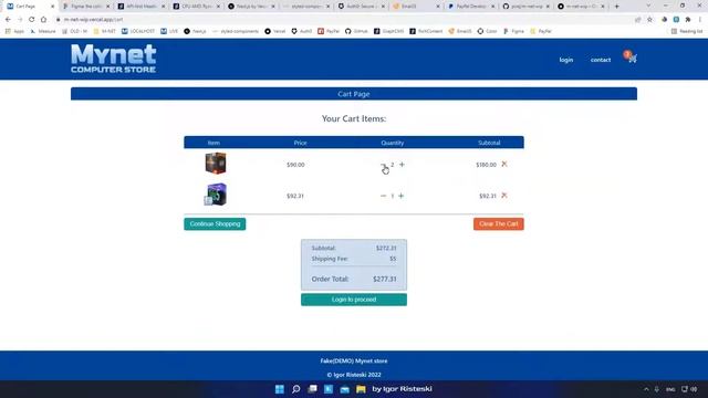 Build an e-store using Next.js, Figma, GraphCMS, GraphQL, EmailJS, Auth0 PayPal - course details смотреть онлайн