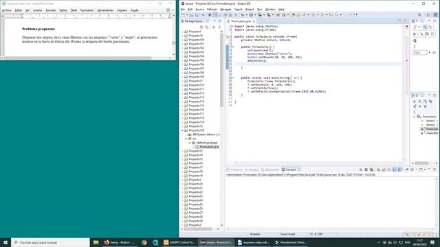 Swing - JButton - 3 смотреть онлайн