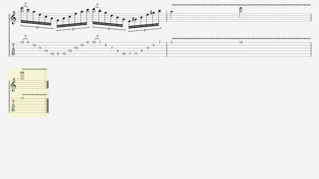 Smoke and Mirrors / Symphony X Michael Romeo Guitar TAB【Guitar Sweep Vol.5】 смотреть онлайн