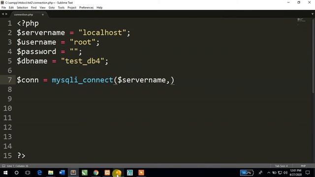 Lecture 3 PHP using Sublime Editor and Chrome with Xampserver. смотреть онлайн