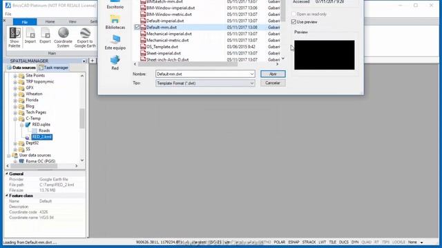 Define Templates - Starting with preset (BricsCAD) - Spatial Manager Blog смотреть онлайн