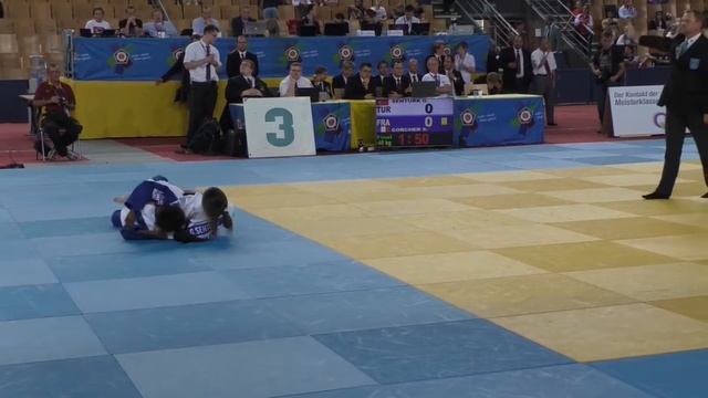 Junior European Judo Cup Berlin 2015 -48 kg Final Senturk (TUR) - Corcher (FRA) смотреть онлайн