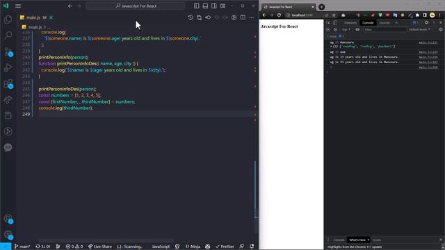 Learn React 18 - Javascript for React part - 2 (optional) смотреть онлайн