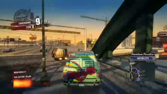 Burnout Paradise Gameplay Xbox One Nice Fake it Song смотреть онлайн