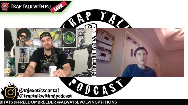 #126 JOHN IRBY OF MID-ATLANTIC ARBOREALS | GREEN TREE PYTHON BREEDER | CHONDROS | TRAP TALK WITH MJ смотреть онлайн