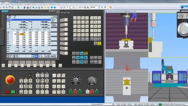 SINUMERIK 808D M Tool Offset Setting смотреть онлайн