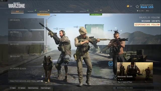 Nézzük ma lesz-e győzelem, és hát egy jó bunker fosztás se ártana! Cod Warzone | VoD 06.03. Kadam смотреть онлайн