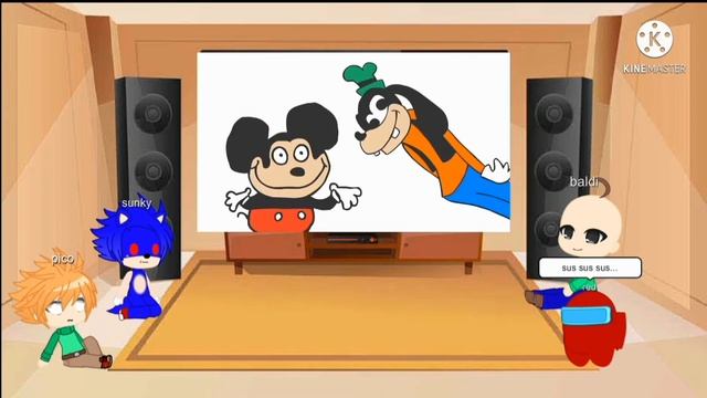 (fixed volume still warning less sound) Friday night funkin mods react to mokey show April fools da смотреть онлайн