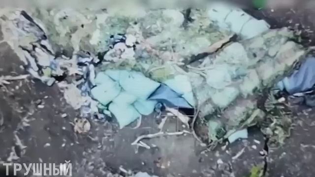 Эмоции оператора российского ударного БПЛА, который залетел в блиндаж ВСУ. смотреть онлайн