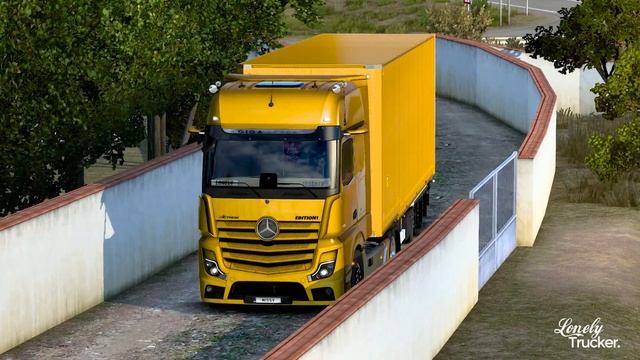 ETS2 1.43 Gameplay 4K | "THE GOLDEN ACTROS" - An ETS2 Short Film смотреть онлайн