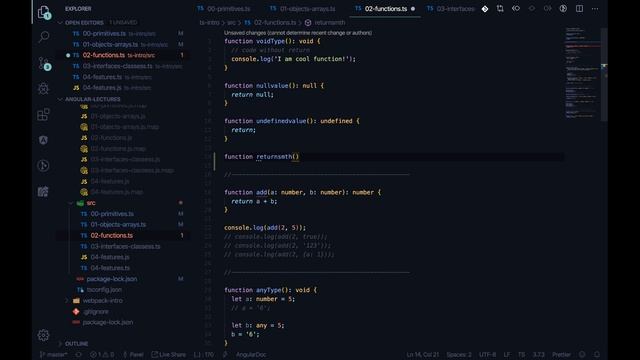 Angular 2020Q1 intro. TypeScript & Angular basics смотреть онлайн