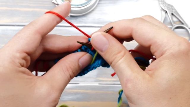 How to change colors in knitting using the twist and weave method смотреть онлайн