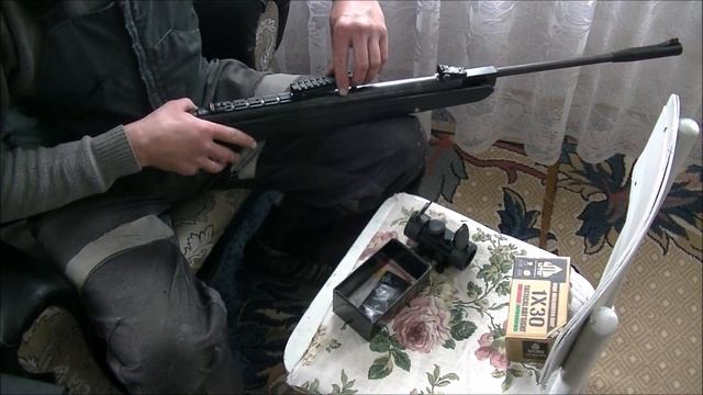 Установка каллиматорного прицела на хатсана 125