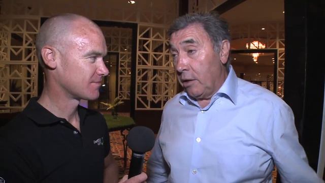 Eddy Merckx and Stuart O'Grady share nutrition stories смотреть онлайн