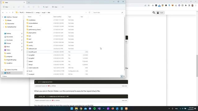Fix "Aria Recovery Failed" Error in XAMPP/MySQL смотреть онлайн