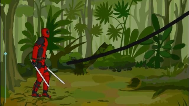 Deadpool vs SLENDER MAN - drawing cartoons 2 смотреть онлайн