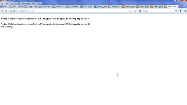 PHP Debug смотреть онлайн