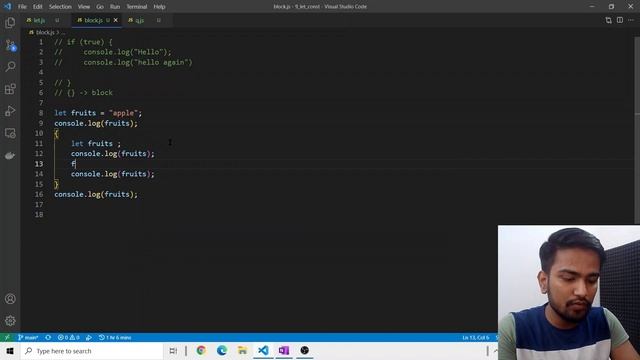 JavaScript Interview Questions|var let const with in depth explanation| JavaScript interview serie смотреть онлайн
