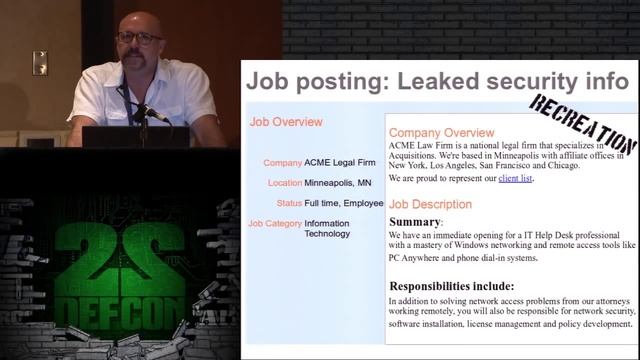 DEF CON 22 You're Leaking Trade Secrets смотреть онлайн