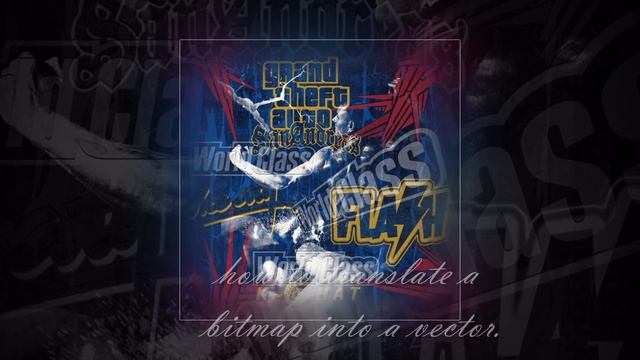 "Рисуем принт"Как перевести растровое изображение в векторное. смотреть онлайн