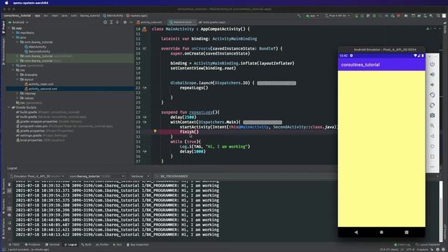 0185 Coroutine lifecycle scope смотреть онлайн