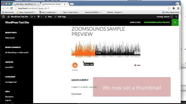 CodeCanyon, DZS ZoomSounds WordPress - Replicate Main Preview смотреть онлайн