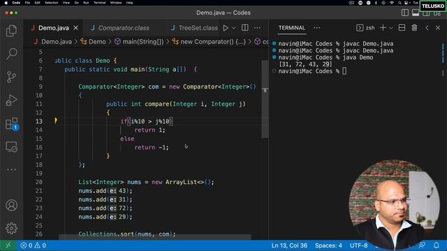 #95 Comparator vs Comparable in Java смотреть онлайн