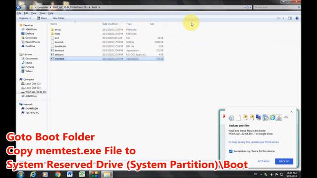 How to Fix Windows Memory Diagnostic Error " File :\boot\memtest.exe status : 0xc000000f " смотреть онлайн