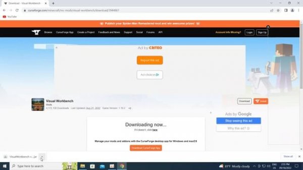 Minecraft 1.19.2 - Visual Workbench mod