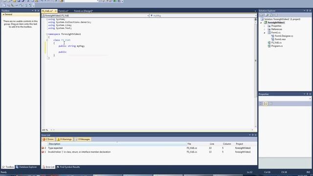 C# Video 1 - Build Windows Form and add Class смотреть онлайн