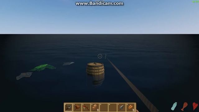 Выживание в RAFT v1.05 - 3 - Жарим акулье мясо! смотреть онлайн
