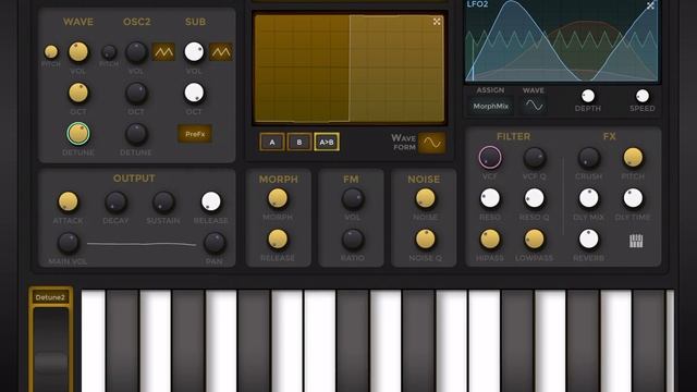 EG WaveShaper App - Factory presets demo on ios ipad смотреть онлайн