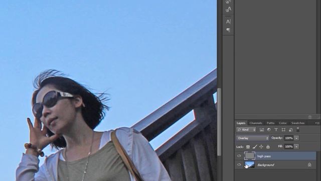 How to correct backlit photos in Photoshop смотреть онлайн