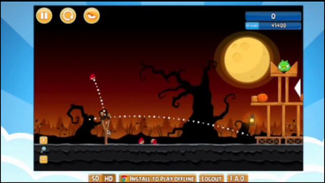 Short & Random Angry Birds Chrome Gameplay смотреть онлайн