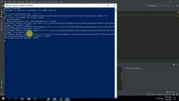 How to Use PIP Package Installer With Python | Python And Pycharm Installation | Windows | 2
