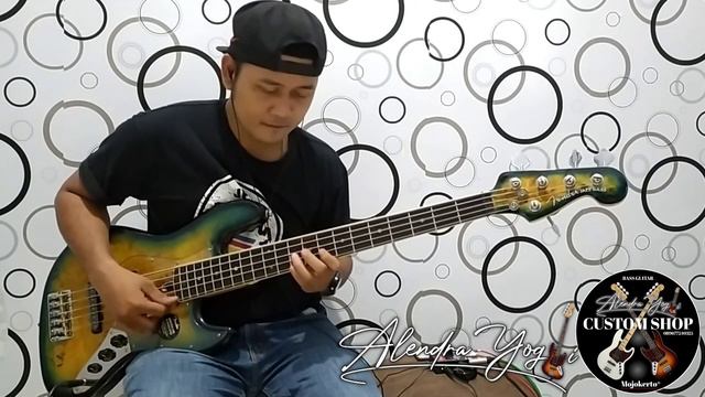 Fender jazbass 5 string Replika Ke motiv poplar , Cek sound Dangdut смотреть онлайн