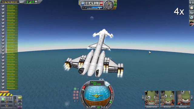100 seat SSTO to low kerbin orbit смотреть онлайн
