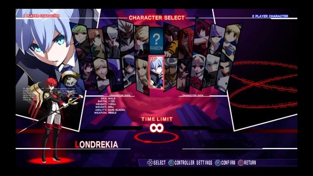 Under Night In-Birth Exe: Late [cl-r] Character Select смотреть онлайн
