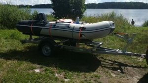 Тест и миниобзор лодочного прицепа "ВОДНИК В7". КУРГАНСКИЕ ПРИЦЕПЫ.