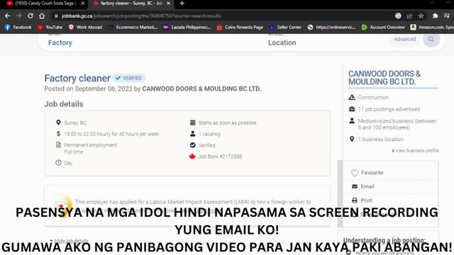 PAANO MAG-APPLY SA JOBBANK PAPUNTANG CANADA? LATEST JOB BOUND TO CANADA DIRECT HIRE 🍁 смотреть онлайн